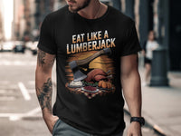 Thanksgiving Men's T-Shirt – Eat Like a Lumberjack