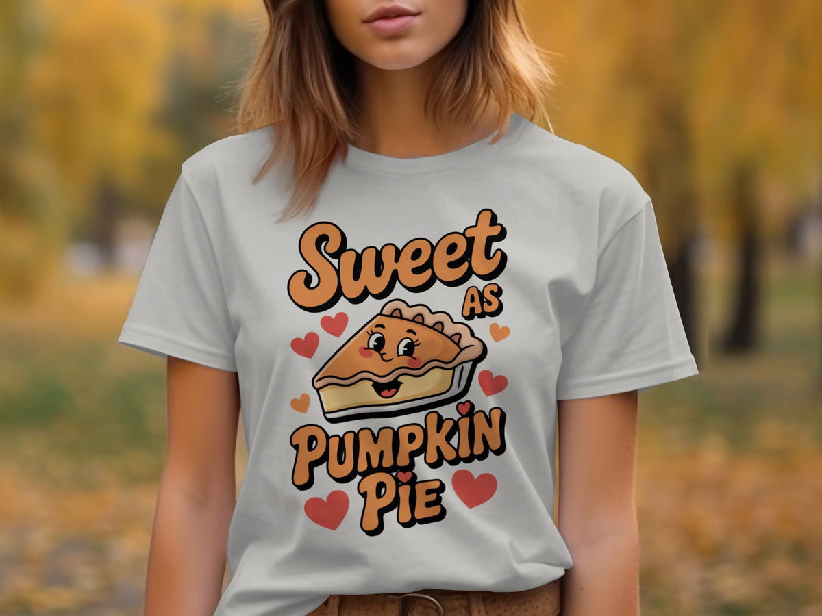 Sweet as Pumpkin Pie – Cute Women’s Thanksgiving T-Shirt