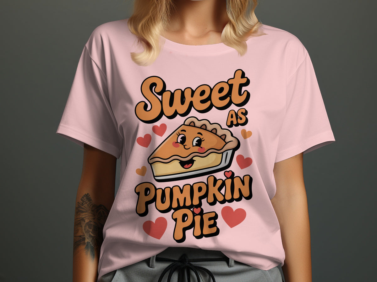 Sweet as Pumpkin Pie – Cute Women’s Thanksgiving T-Shirt