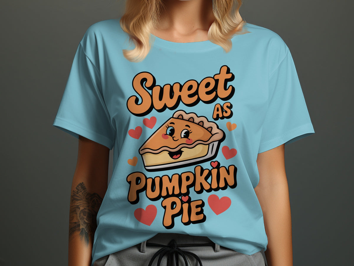 Sweet as Pumpkin Pie – Cute Women’s Thanksgiving T-Shirt