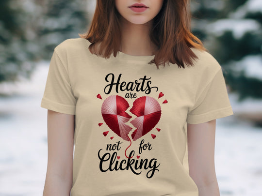 Hearts Are Not for Clicking Women’s T-Shirt