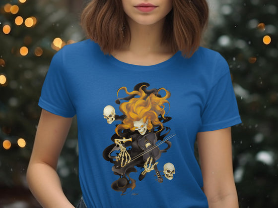 Halloween T-Shirt for Women – Inferno Violinist