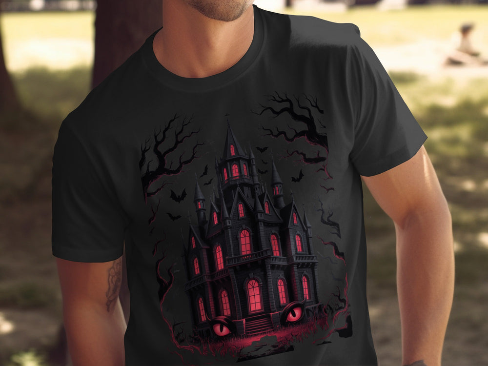 Men’s Halloween T-Shirt – Crimson Watch Manor