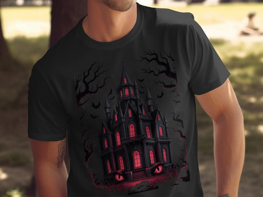 Men’s Halloween T-Shirt – Crimson Watch Manor