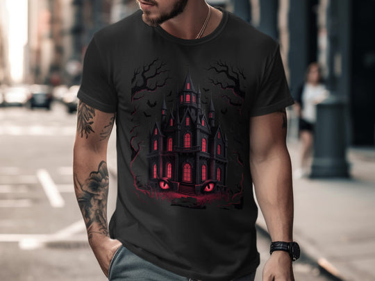 Men’s Halloween T-Shirt – Crimson Watch Manor