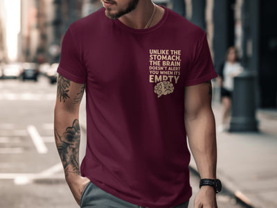 Funny Men's T-Shirt – Empty Brain Reminder