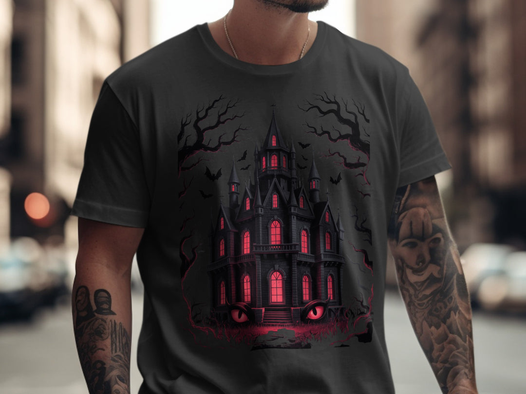 Men’s Halloween T-Shirt – Crimson Watch Manor