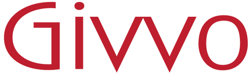 Red 'Givvo' logo on a white background